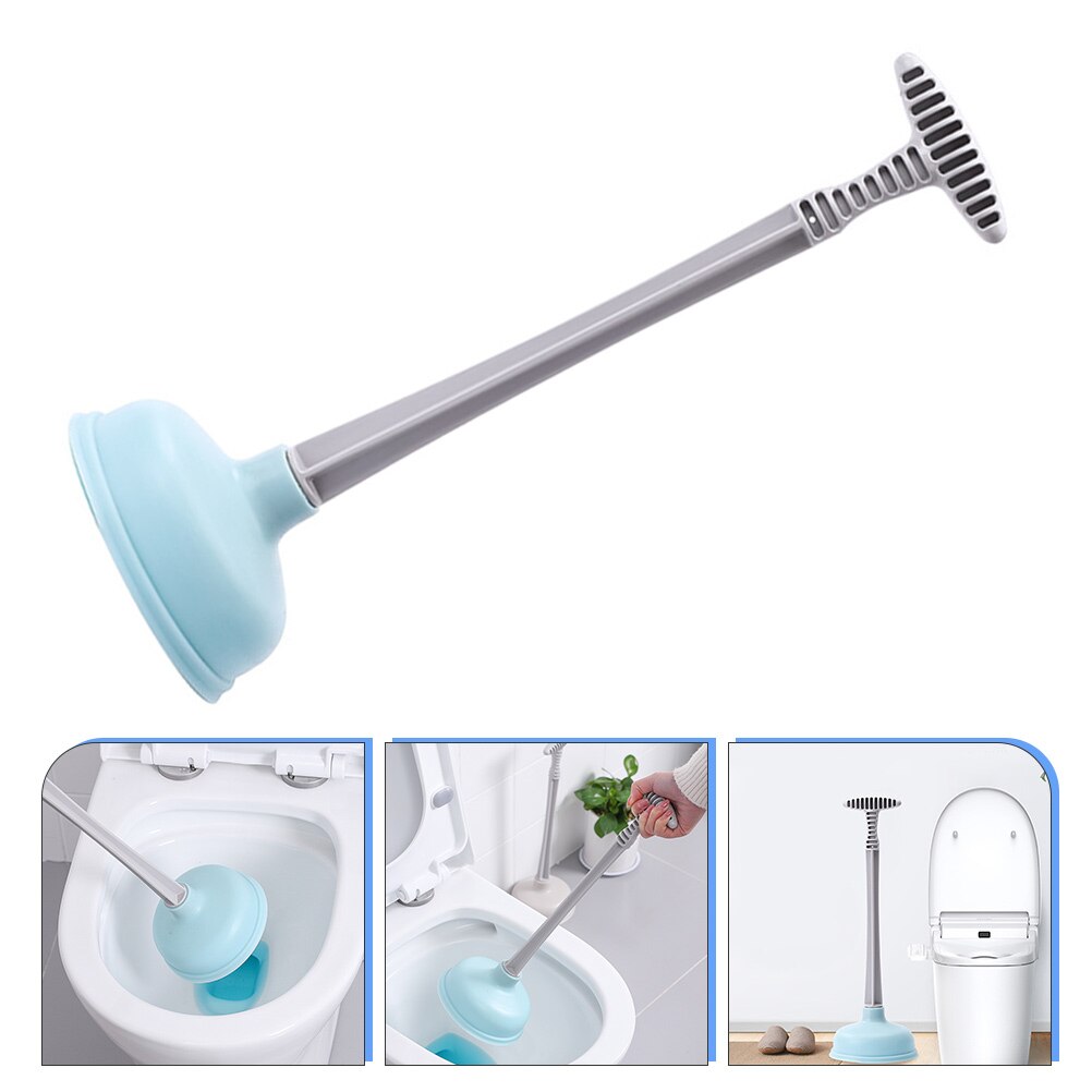 Toilet Plunger Useful Long Handle Rubber Cup Toilet Plunger Long Handle Plunger for Kitchen Sink Bathroom