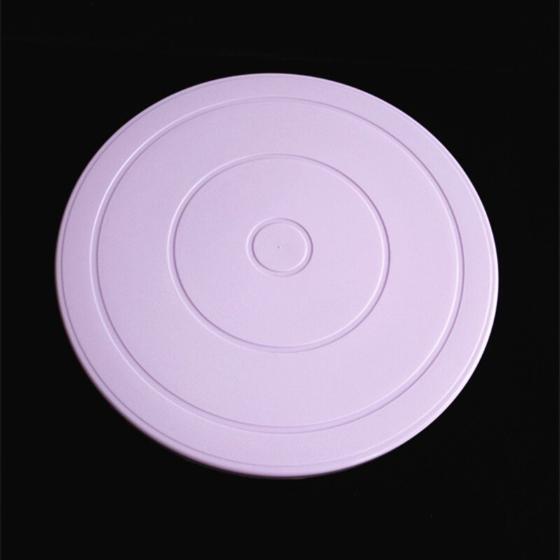 Plastic Cake Plate Turntable Rotating Anti-skid Round Cake Stand Cake Decorating Rotary Table Kitchen DIY Pan Baking Tool