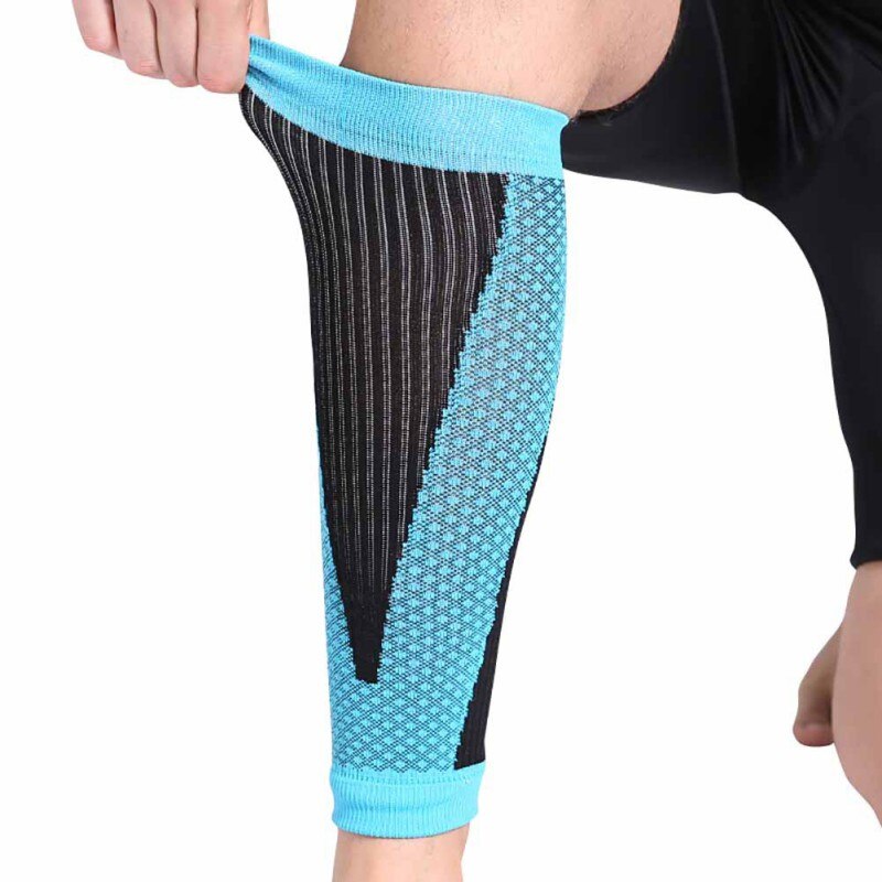 2 uds Unisex Running atletismo mangas de compresión pantorrilla canilla de pierna férulas coderas rodilleras Protección deportiva seguridad