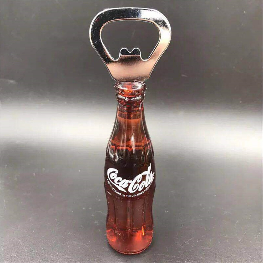 3D Koelkast Magneet Simulatie Bier Coke Whiskey Opener Mini Wijn Fles Soda Kurkentrekker Vloeistof Kan Flow Keuken Decor: D