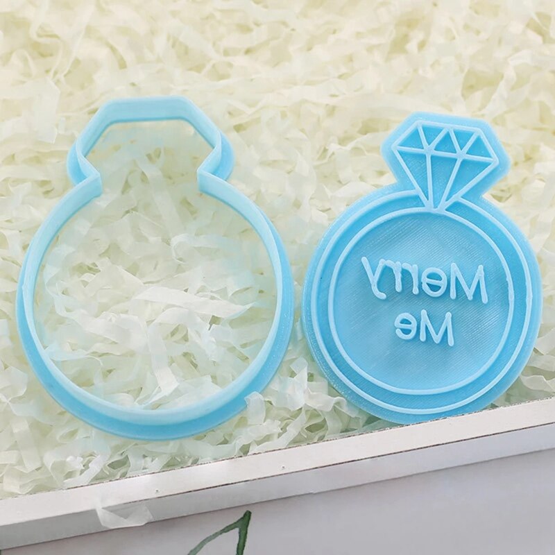 Wedding Valentine Cartoon Cookie Cutter Mould Biscuit DIY Mold angel Heart cake rose Shape Cutter Baking Tools