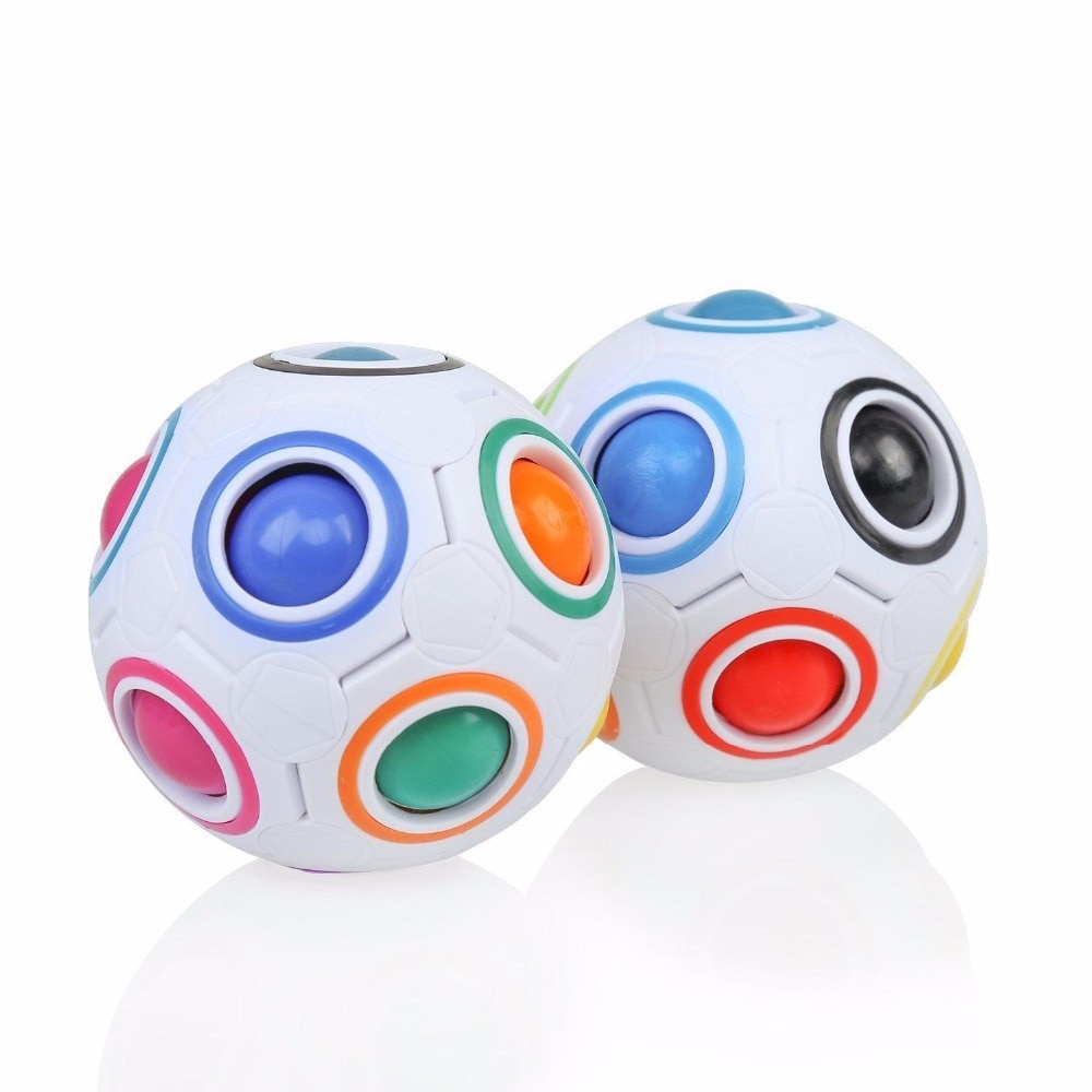 Magic Rainbow Ball Cube 3d Puzzel Spel Speelgoed voor Kinderen en Volwassenen