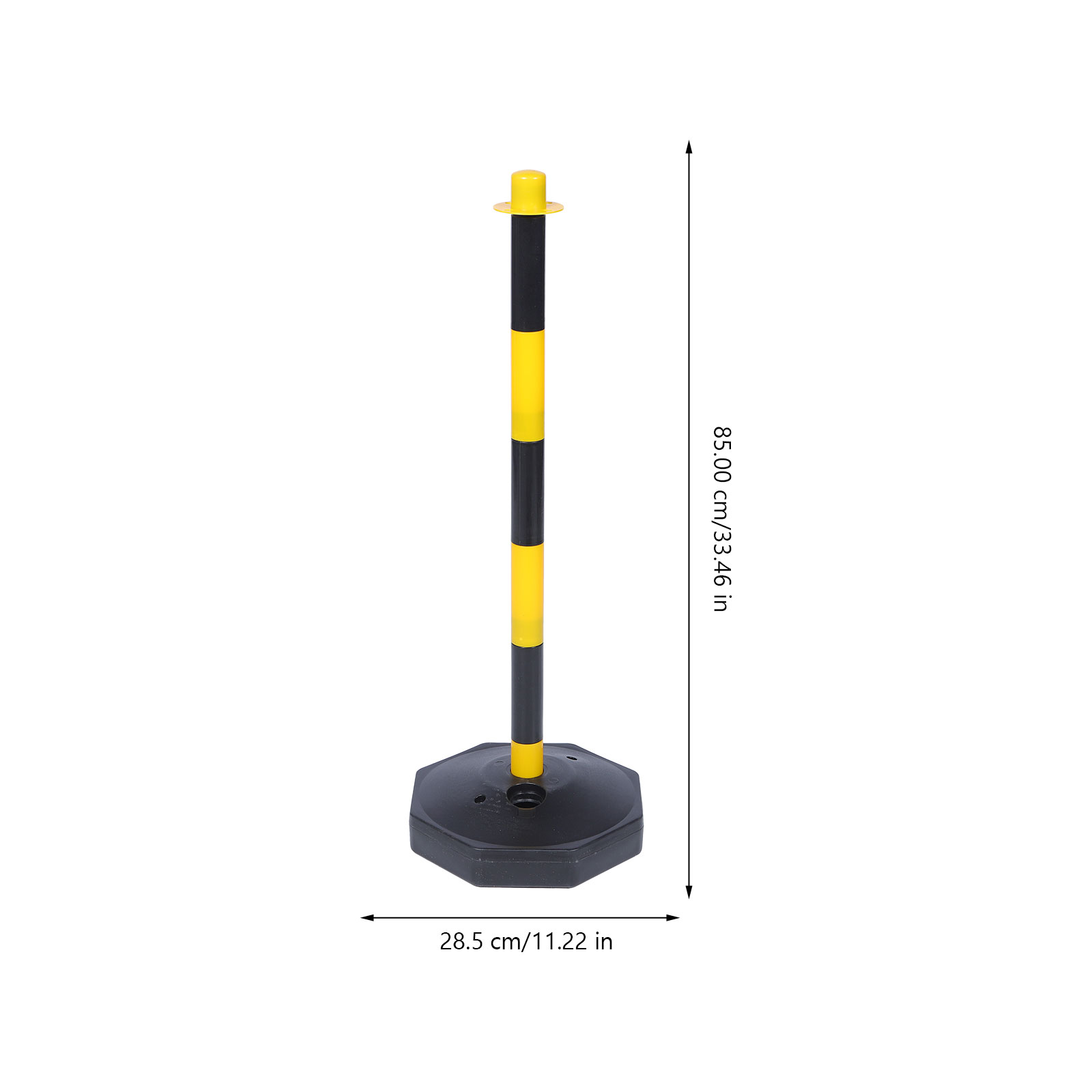 Bolardo de aislamiento, barrera de carretera, poste de advertencia, cono de seguridad, instalación de tráfico, señal de cruce de plástico, columna anticolisión