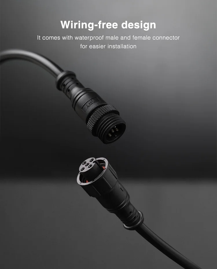 Miboxer 3w mini vanntett led-spotlight 12v ensfarget/dobbelt hvit/rgb/rgbw 2.4g fjernkontroller  ip66 led-downlight dimbar