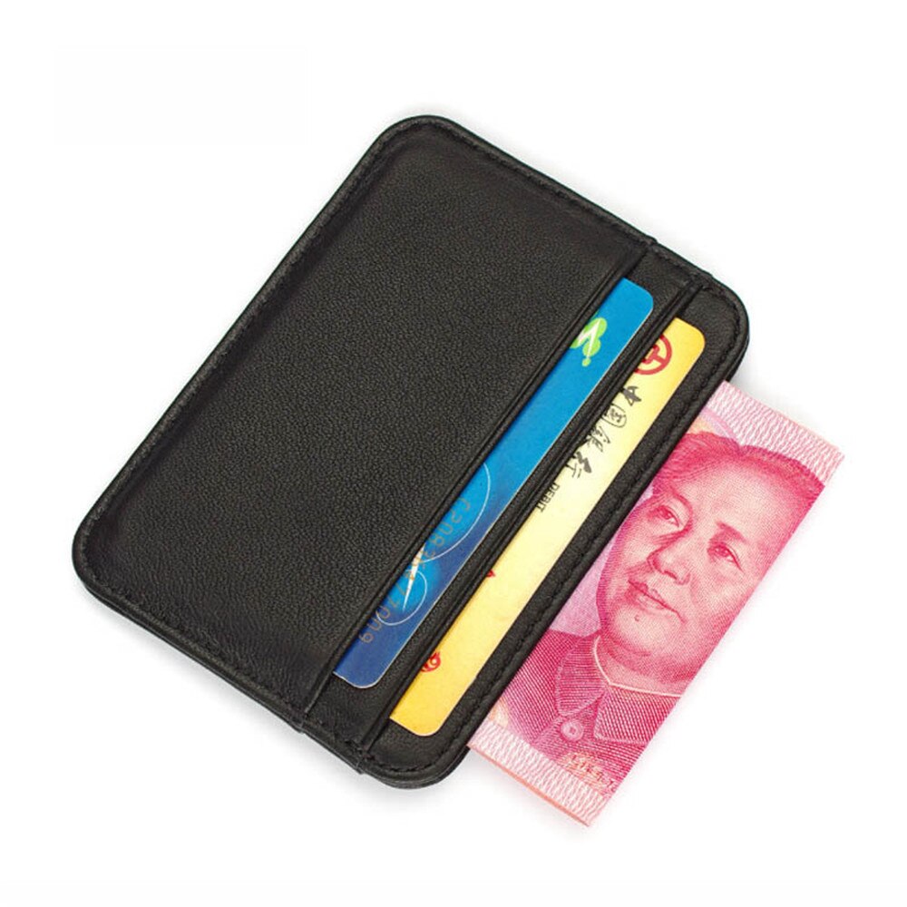 RFID Blockierung Leder Kreditkarte fallen Mini Ich würde Karte Halfter Kleine Geldbörse für Männer Dünnen männer Brieftasche Karteninhaber 10,5x7,5 cm