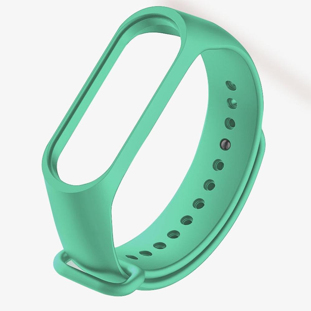 Correa de silicona deportiva para Xiaomi Mi Band 4/3, repuesto para pulsera deportiva: green