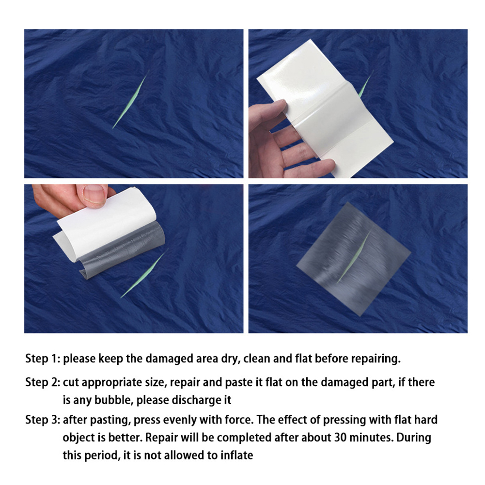 Self Adhesive Swimming Pool Repair Patch Inflatable Boats Air Bed Waterproof Leaking Hole Float Easy Apply Damaged Accessories