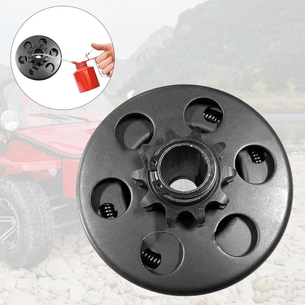 Centrifugaal Koppeling 3/4 As en 10 Tanden Fit voor #40/41/420 Kettingtandwiel voor Go-Karts Mini Bike Grasmaaier Motor 6.5HP