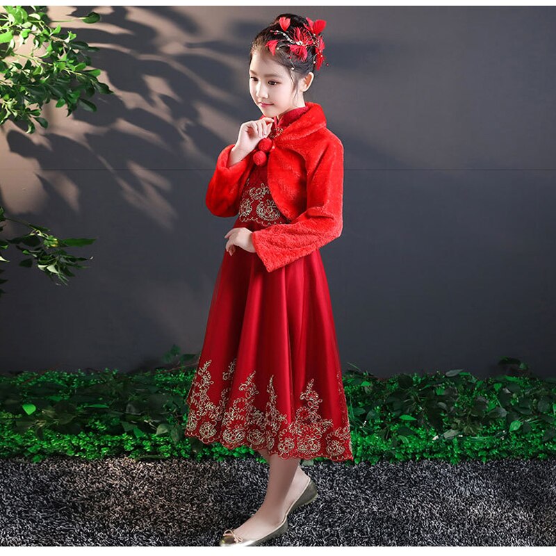 Kid Winter Coats For Girls Faux Fur Cape Wedding Warm Cloaks Shawl Shrug Outerwear Coats Baby Girl Plush Bow Cloak