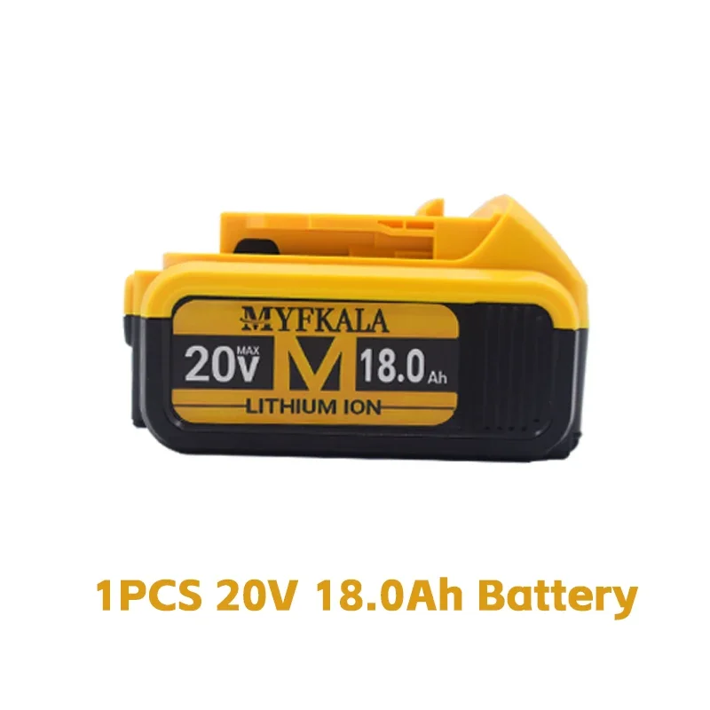 2024 100% Originele 20 V 18000 mAh Lithium batterij Vervangende Batterij Voor Dewalt DCB184 DCB200 DCB182 DCB180 DCB181 DCB182 DCB201: Blauw