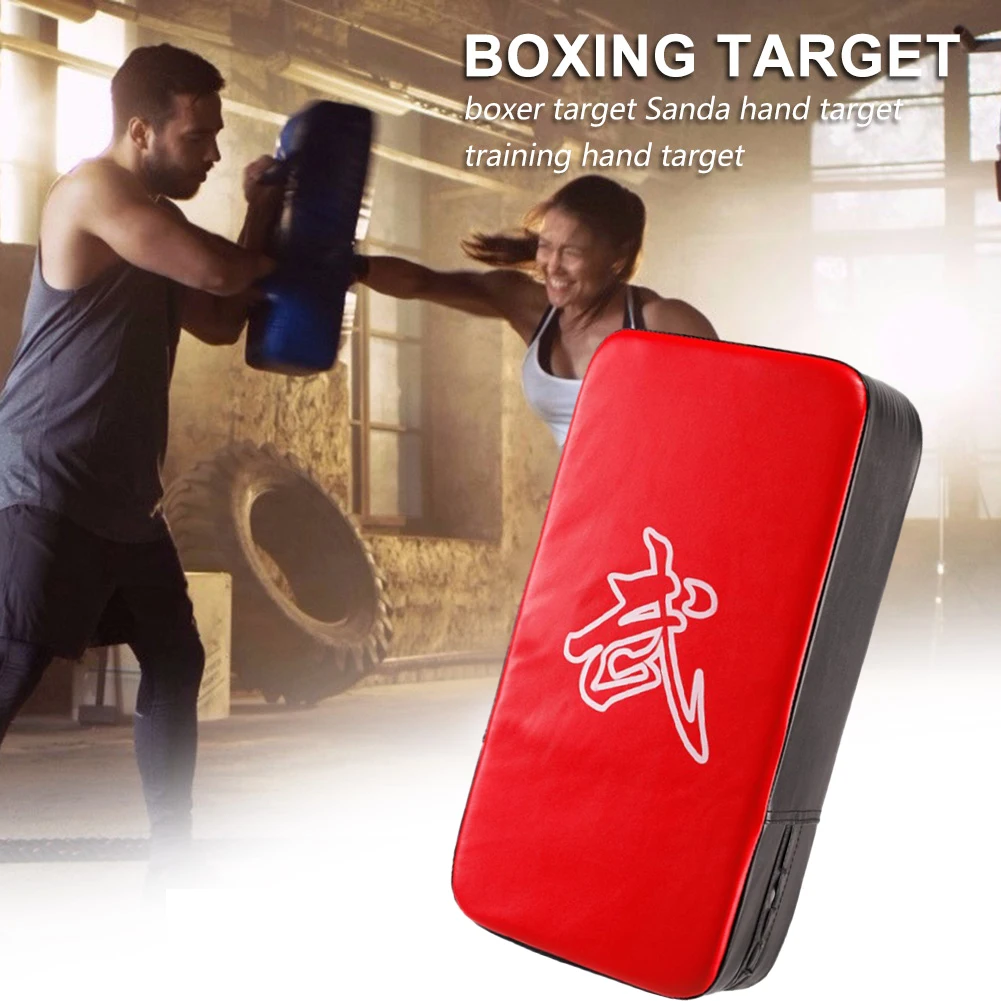 Boxen Pad Sand Tasche Fitness Taekwondo Hand Treten Pads PU Leder Ausbildung Ausrügestochen Muay thailändisch Fuß Ziel Boxen Schild Ausbildung