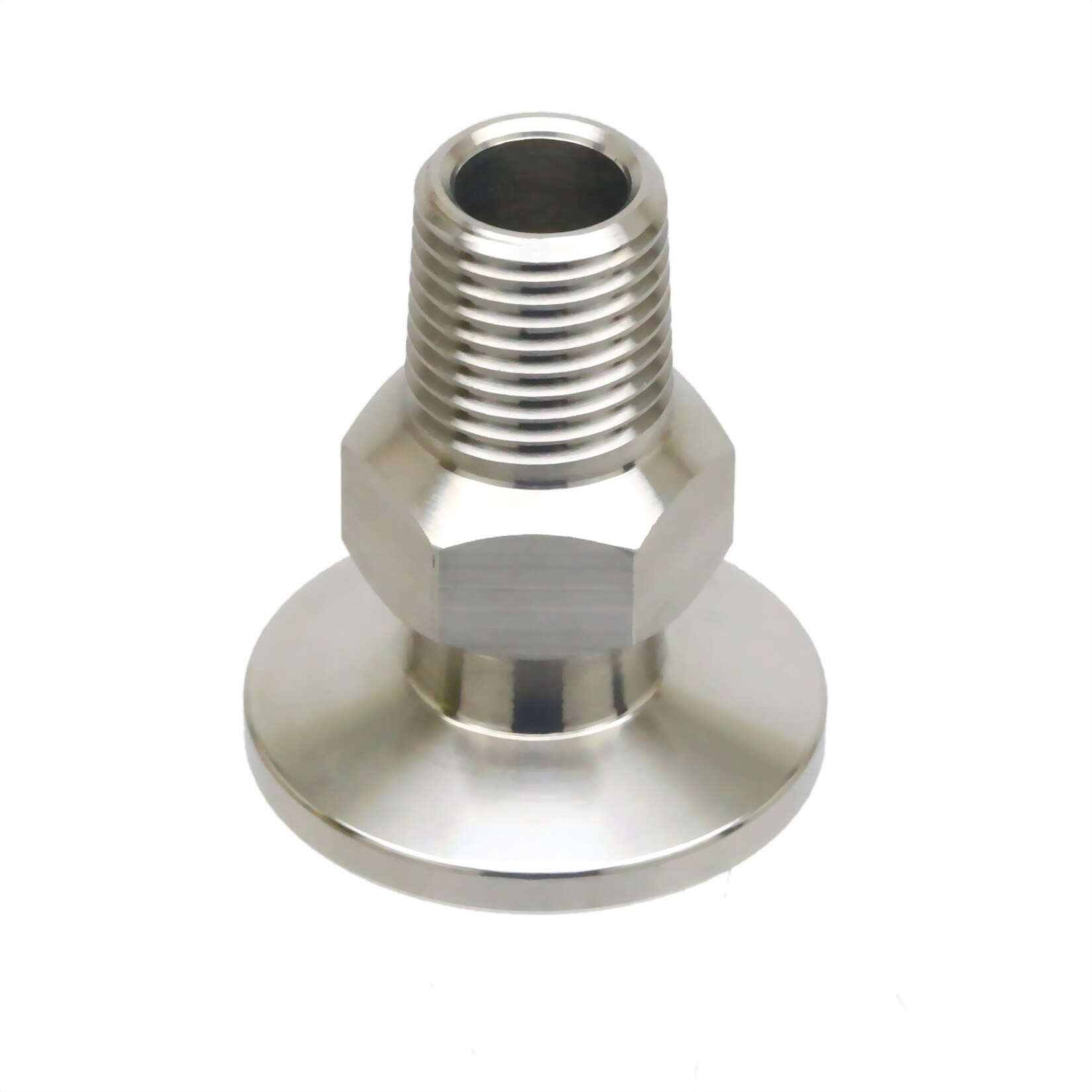 ISO-KF16 (NW/KF-16) to 1/4" inch Female PT Pipe Threads adapter Vacuum Flanges Fitting SS304 Stainless Steel 304