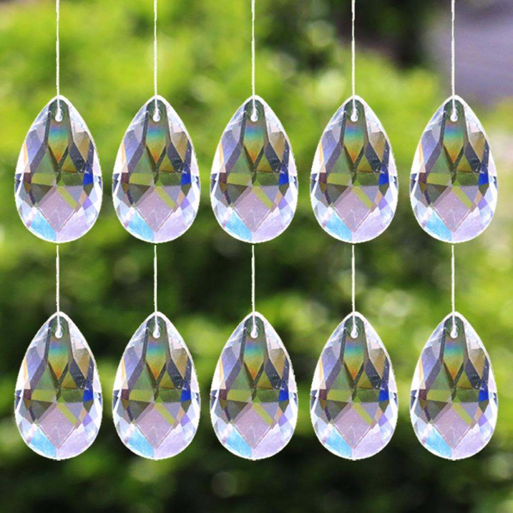 Transparent Clear Ceiling Lamp Hanging Chandelier Wedding Lighting Accessory Decoration Home