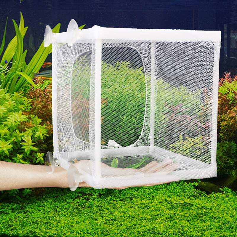 1 Pc Aquarium Fish Breeding Breeder Box Baby Fish Hatchery Isolation Net Fish Tank Incubator Box Hanging Aquarium Accessories