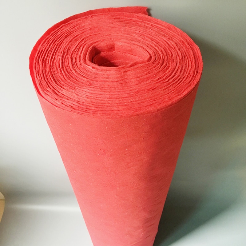 Red special Paper Lining for Computer Embroidery Machine Embroidery Stabilizer Backing Easy To Tear Paper