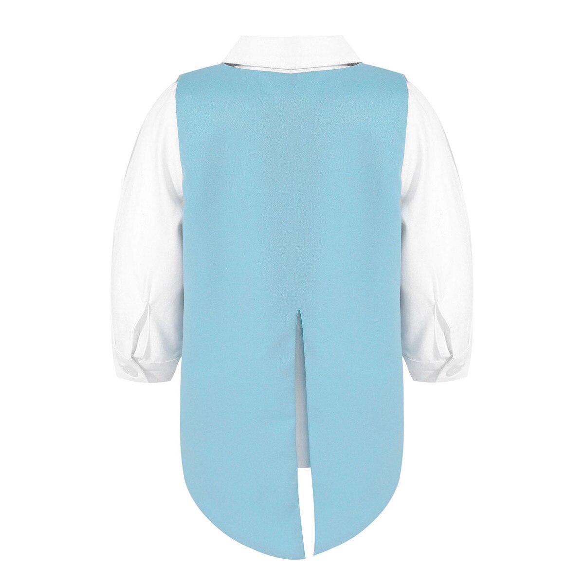 Trajes de esmoquin para bebés y niños, chaleco de esmoquin con botones, camisa blanca de manga larga, Top con pajarita