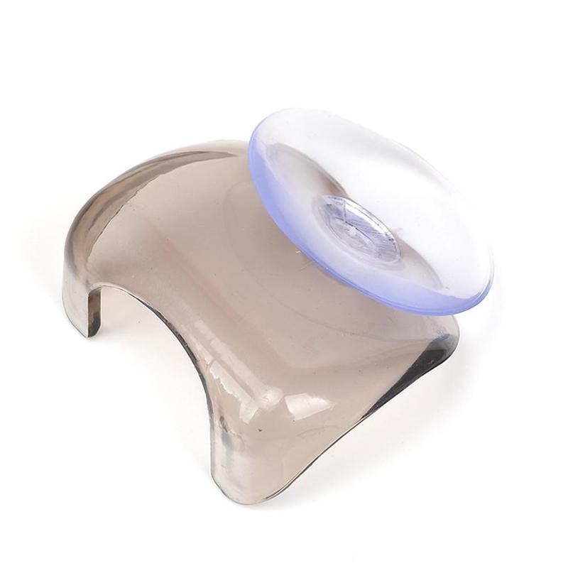 Support pour rasoir en plastique, 1 pièce, bleu clair, Super ventouses, pour salle de bain, ensemble de tasses chaudes, support ventouse D2R7