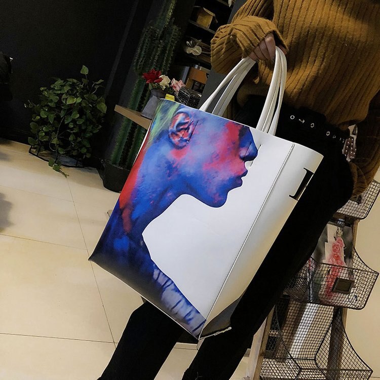 Mixtx damska torba na ramię na zakupy modny charakter magazyn Crossbody osobowość torebka duża pojemność matowa torba na ramię wysokiej jakości