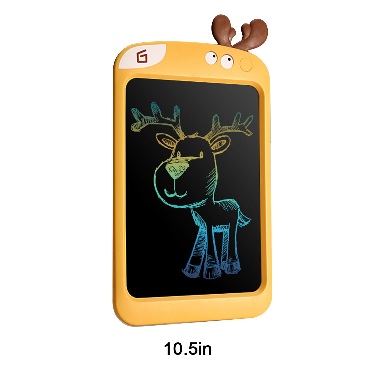 Electronic Drawing Board - 8.5/10.5 Inch LCD Screen - Kids Handwriting Pad - for Preschool Toddlers: Yellow 10.5Inch