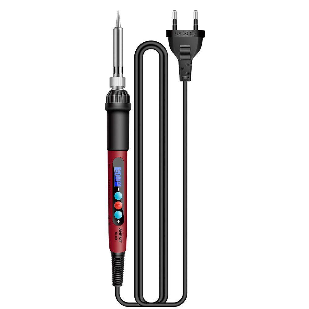 ANENG SL103 soldador estaño de estaño soldadura pirografo para madera puntas desoldador estaño pirograbador estacion de soldadura para electronica soporte soldadura cautin estación de soldadura soldar: SL103 EU
