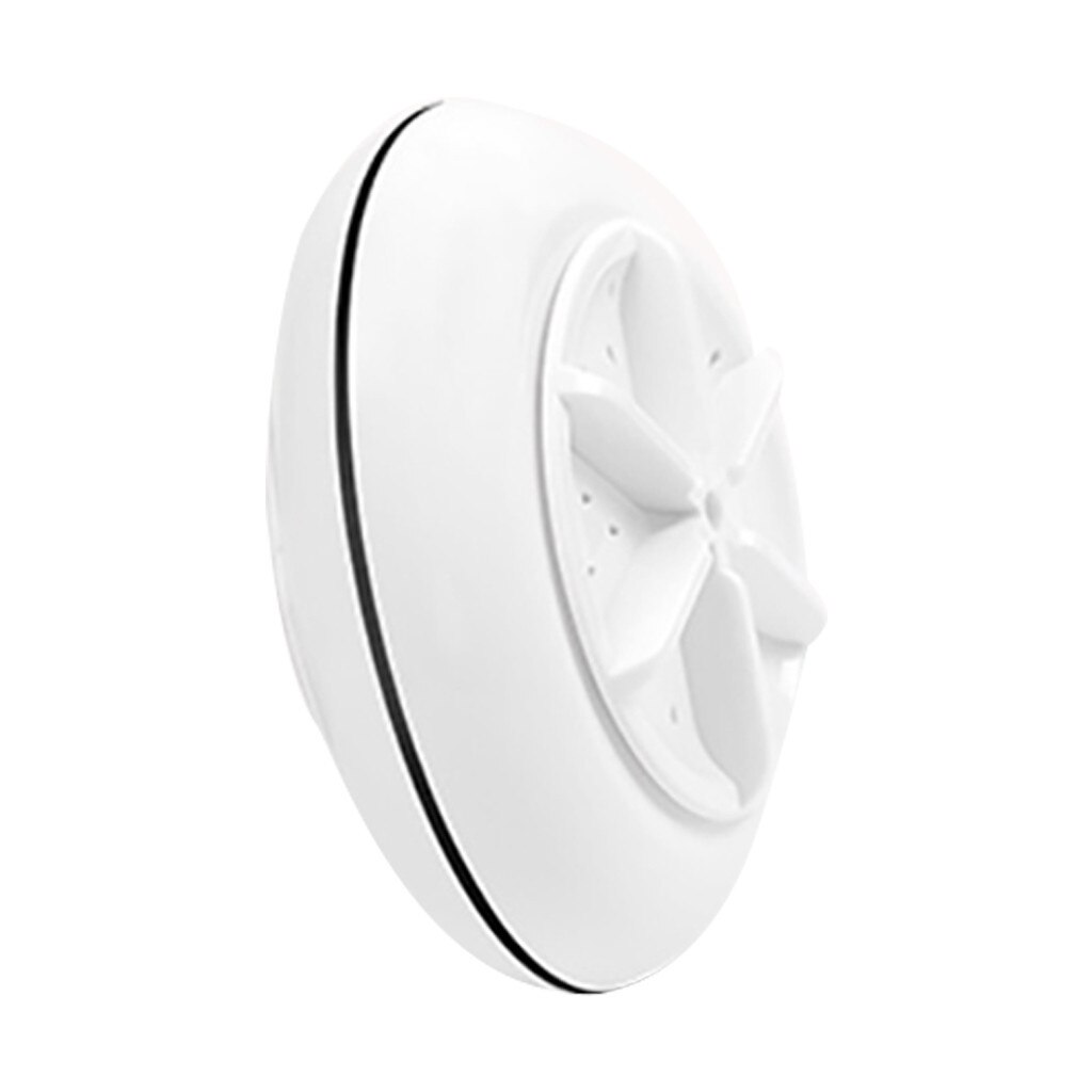 Mini Washing Machine Portable Turbine Sterilization Removes Dirt Washer Christmas Dishwasher travel goods Home Decoration: Black 