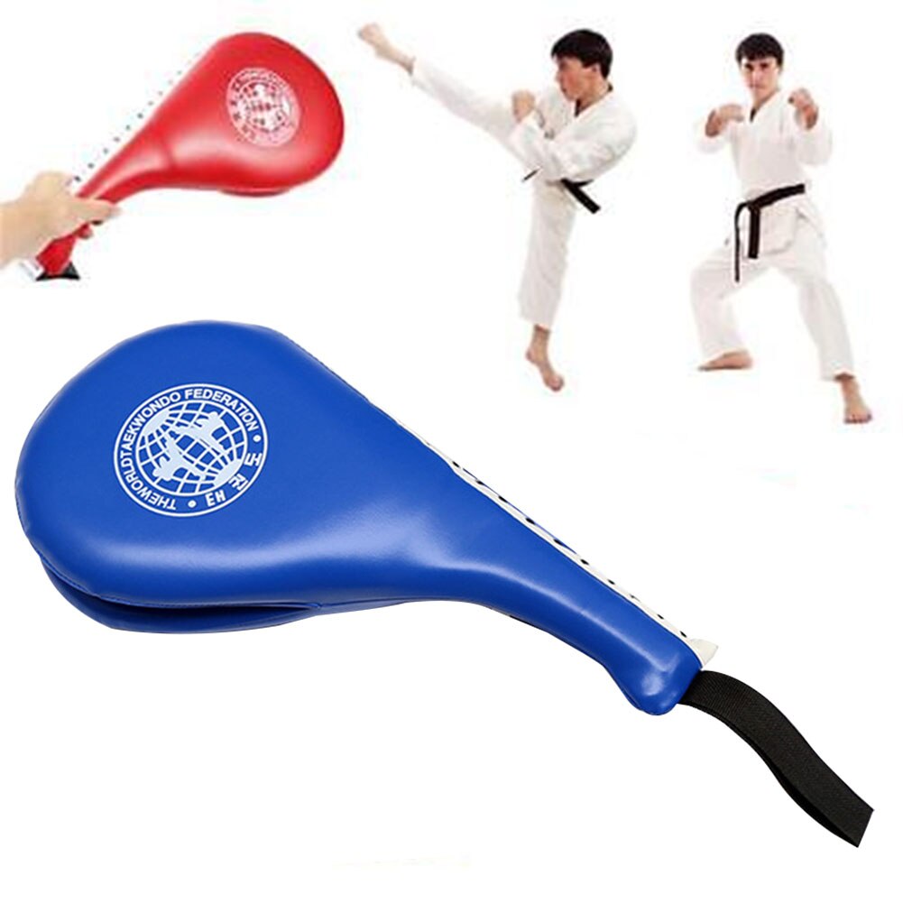 Speed Strength Taekwondo Practice Indoor Outdoor Durable Training Aid Beginner Exercise With Wrist Strap Kick Target Pad