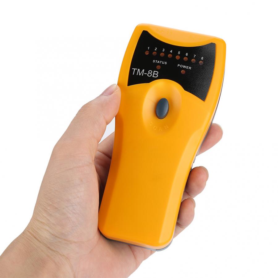 TM-8B Multi-Purpose Network Cable Tester RJ45 RJ11 Wire Telephone Lines Scan .