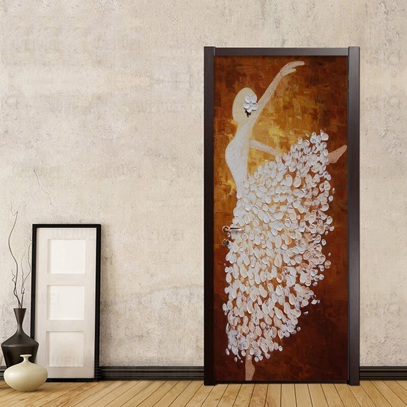 Modern Abstract Art 3D Wall Door Sticker Living Ro... – Vicedeal