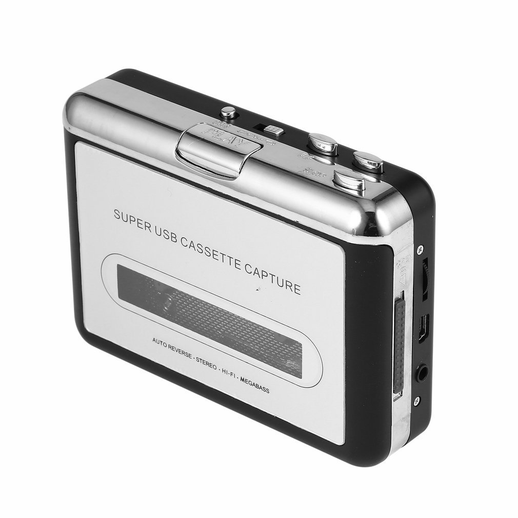 Top Qualità USB2.0 Portatile Tape per PC Super Cassette Per MP3 Audio CD di Musica Digitale Lettore Converter Capture Recorder + cuffia