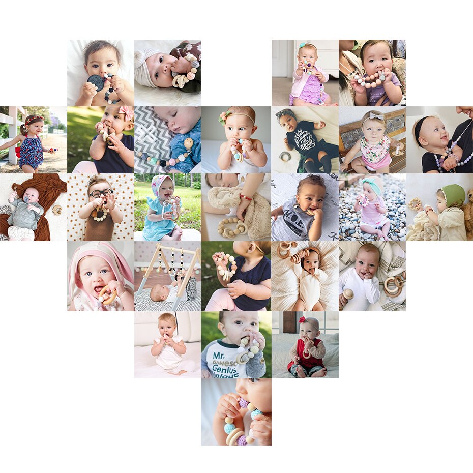 Laten we Baby Tandjes Speelgoed BPA Gratis Bescherm Uw Baby Tanden Kauwen Silicone Kralen DIY Handgemaakte Tandjes Ringen molaire Speelgoed