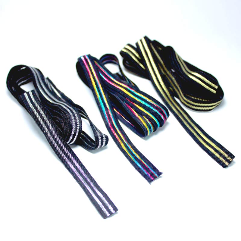 Pop 1cm- farvet elastik elastisk gummi fladt gummibånd farve elastiske bukser fint tøjtilbehør bukser taljebukser