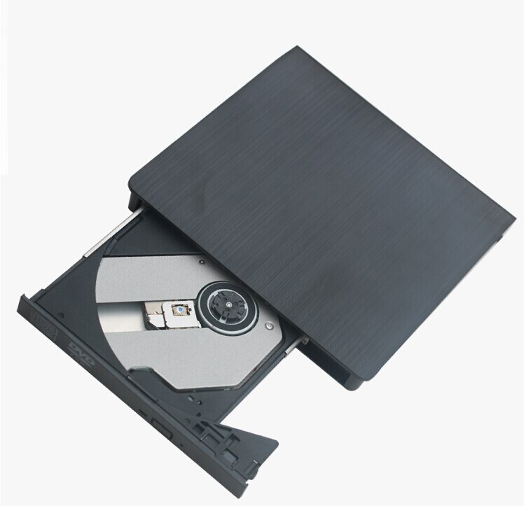 Lecteur externe Portable mince USB, lecteur de musique, DVD, films, jeux vidéo, CD, RW, graveur Combo, lecteur USB,