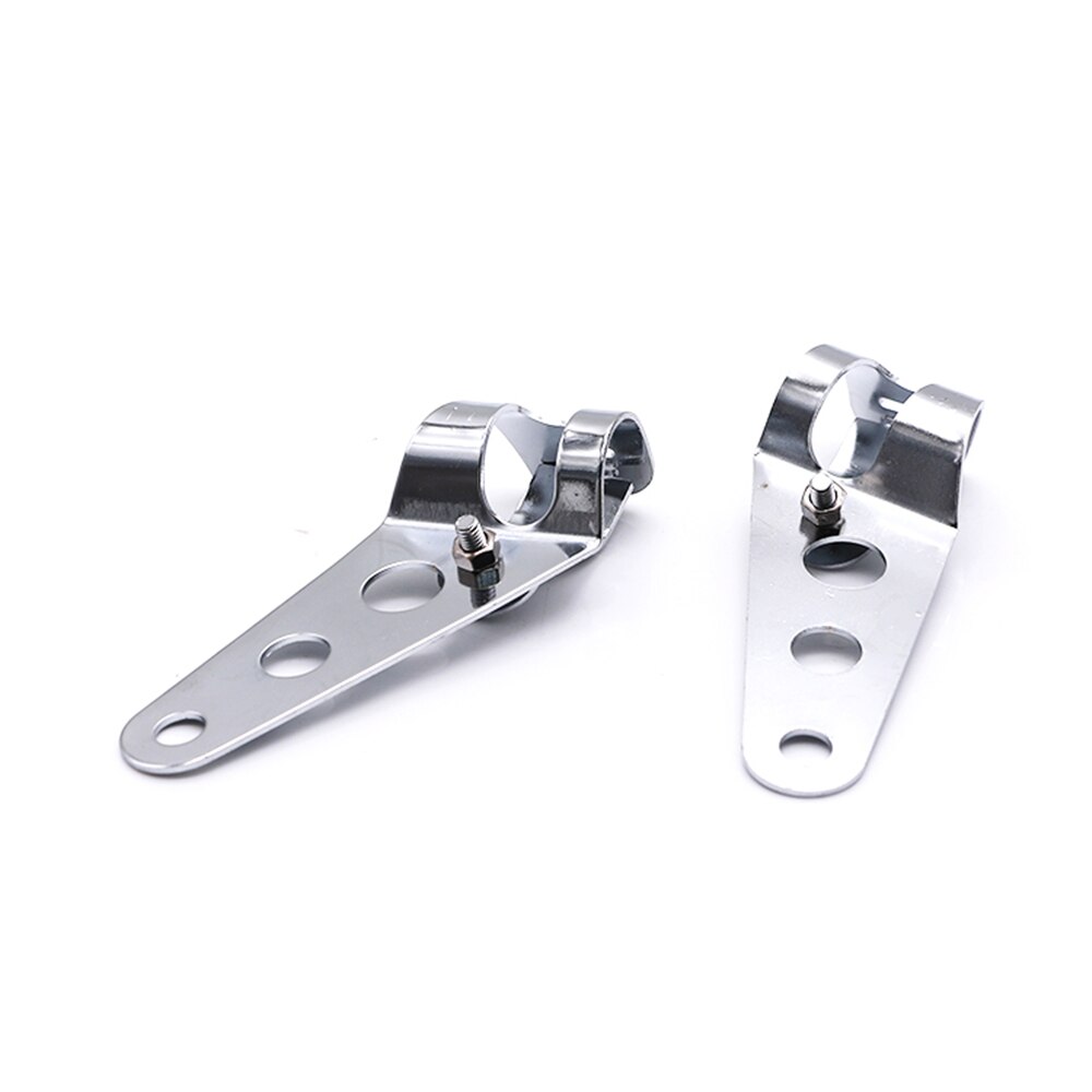 Universal Motorcycle Headlight Brackets Headlamp Mounting Clamps Head Light Support Front Lamp Carrier 28mm-36mm and 35mm-43mm