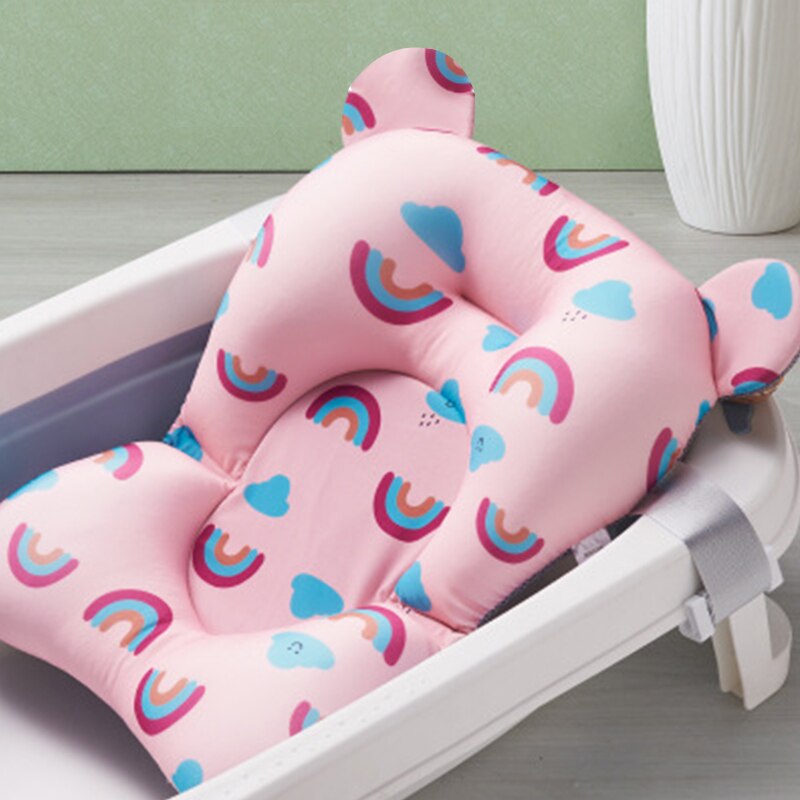 Baby Douche Bad Seat Ondersteuning Pasgeboren Veiligheid Bad Ondersteuning Kussen Opvouwbare Zachte Kussen Comfort Lichaam Kussen: D
