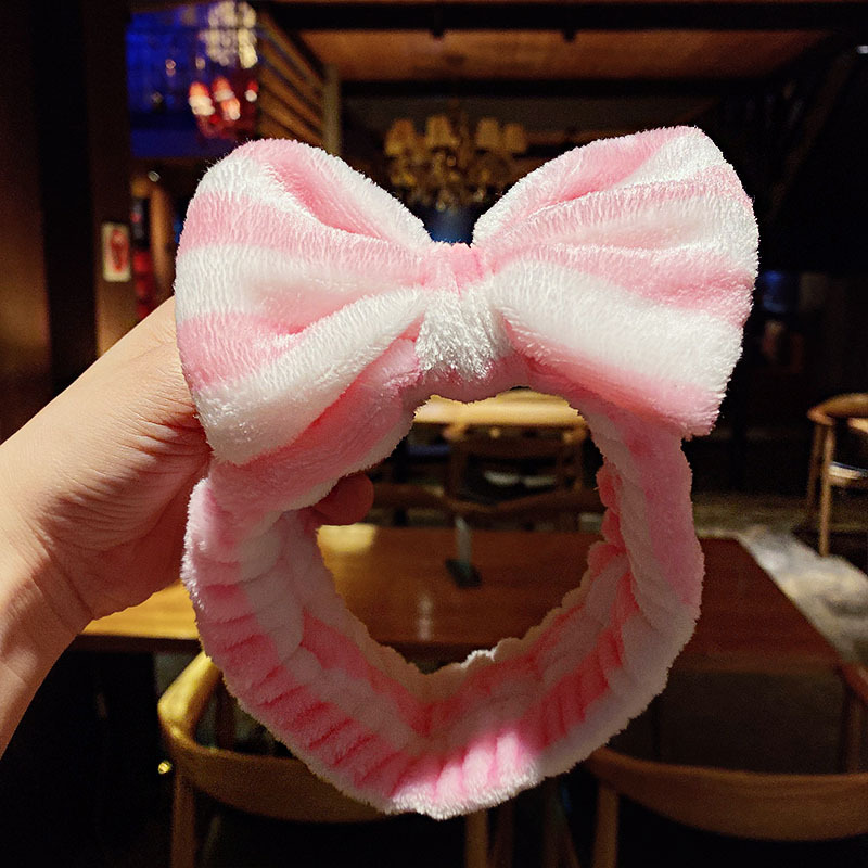 Diademas con lazo de vellón para mujer y niña, bandana suave y cálida con orejas de Animal, turbante, accesorios para el cabello