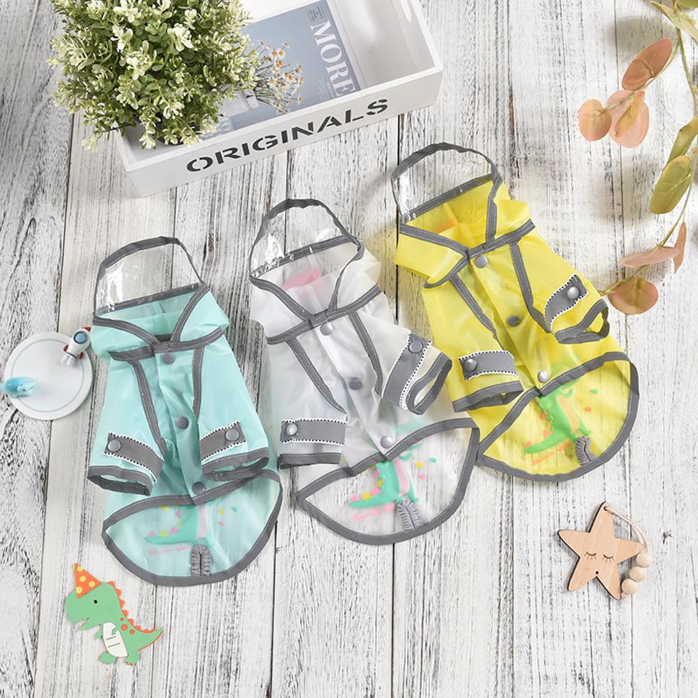 Dog Rain Jacket Innovative Hat Transparent Brim Rain Jacket Lightweight Pet Rain Cloak