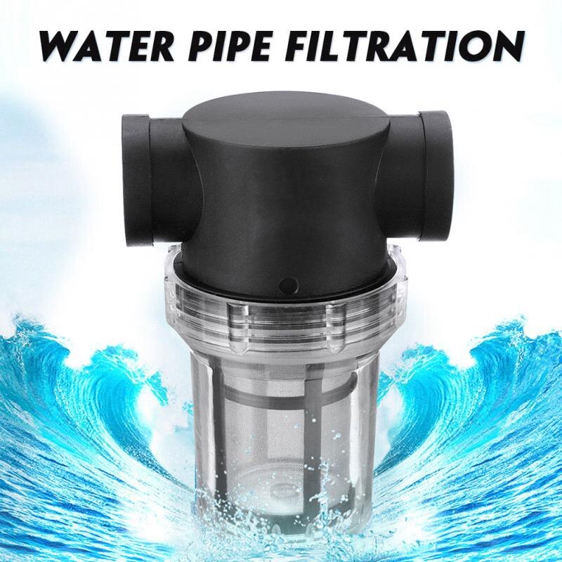 Garden Pond Inline Mesh Strainer Water Pump Filter Irrigation High Flow Pipeline Filter