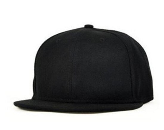 Gorras de béisbol de lona de verano y primavera para hombres y mujeres adultas, gorras de Hip Hop con visera plana y visera plana, gorras de baile callejero para chicos y chicas y adolescentes: Black