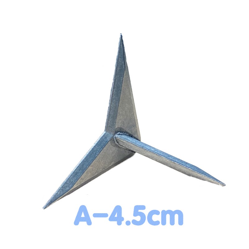 15 stücke Dreieck Reifen Nelken Dreieckige Reifen Punktion Spikes für Reifen Durchstechen Schießt NäGel Anti-Diebstahl Auto für Reifen punktion: A-4.5cm