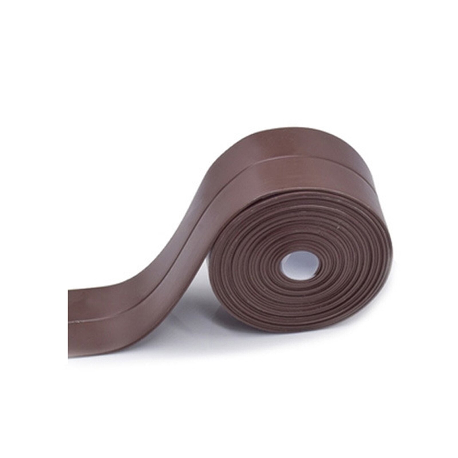 1 Roll Sealing Tape Waterproof Tape PVC Acrylic Material Kitchen Bathroom Wall Adhesive Crack Repair Tape 320cm THIN889: Brown