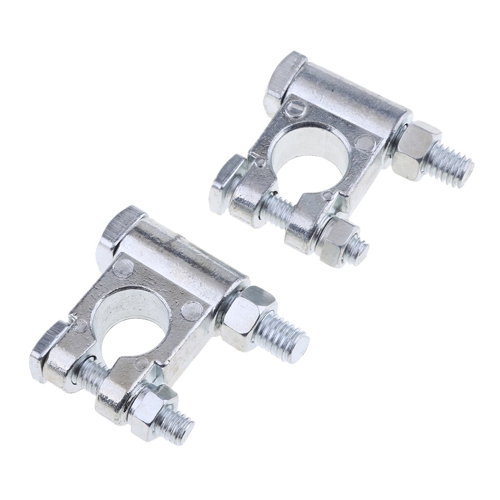 2 Pieces Of Negative Positive Copper Electrical Connector Clips