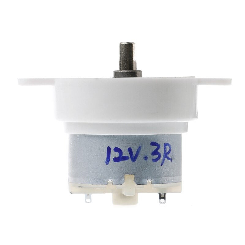Dc 12V 3 Rpm High Torque Cilinder Elektrische Micro Motor Gear Vertragen Mute