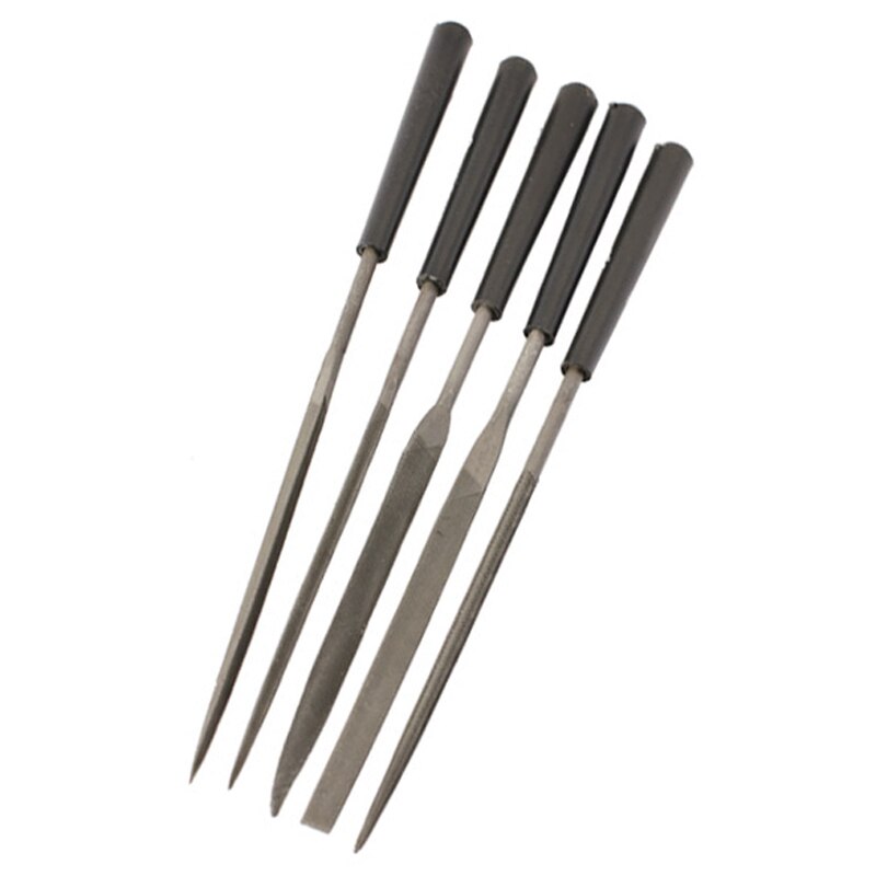 5 stuks 3*140mm naaldvijlen sets metalen vijl handvijl voor houtsnijwerk skd 88