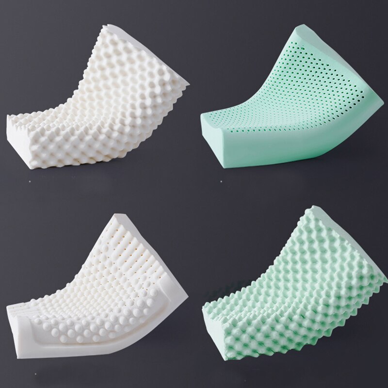 Erwachsene freundlicher Thailand Natürliche Latex Bett Zervikale Kissen Gesundheit Pflege Orthopädische Kissen für Hals Dunlopillo Schlaf Latex Schaum Kissen