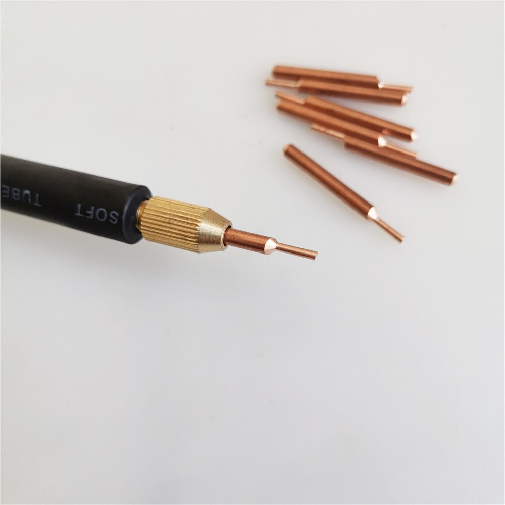 3mm Aluminum oxide copper 8 pcs /set of welding tips as spare part for welding pen