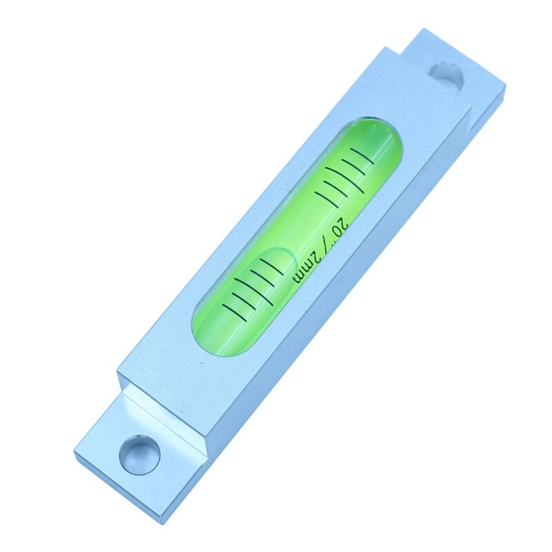Qase-tarkkuusmetalli pitkä nauhataso kupla tarkkuus 20 " /2mm vihreä valkoinen väri