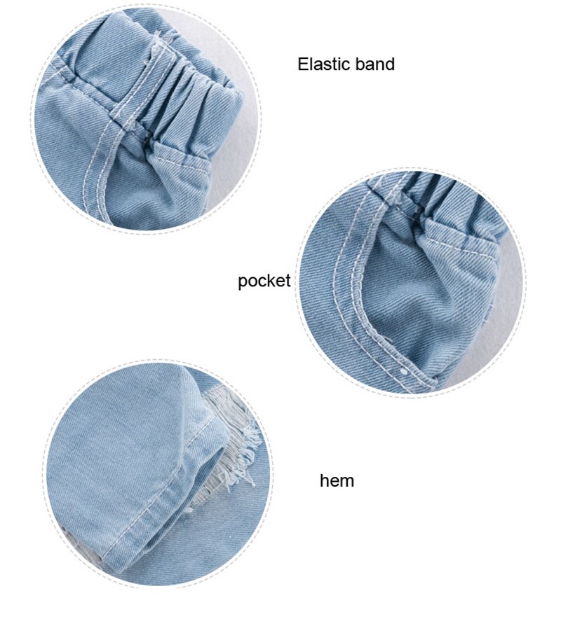 Croal cherie børn ripped jeans børn drenge jeans piger jeans denim bukser til teenagere drenge toddler jeans børnetøj