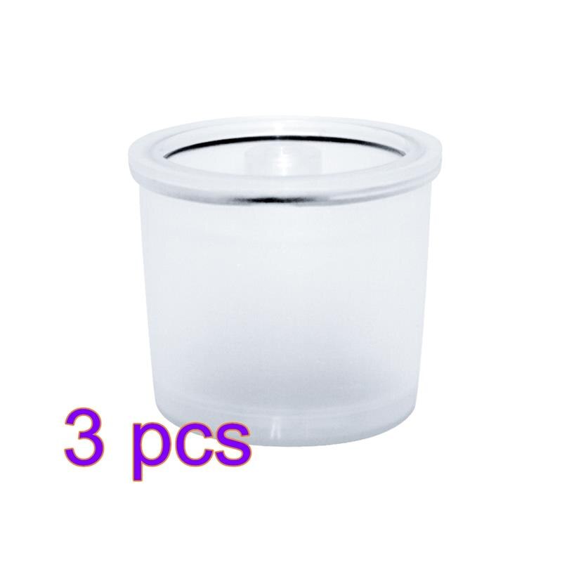 Genanvendeligt kaffefilter plastikkapsler til illy kaffemaskine cafe 1pc kompatible espressomaskine kapsler kaffe køkkenudstyr: 3 stk gennemsigtig