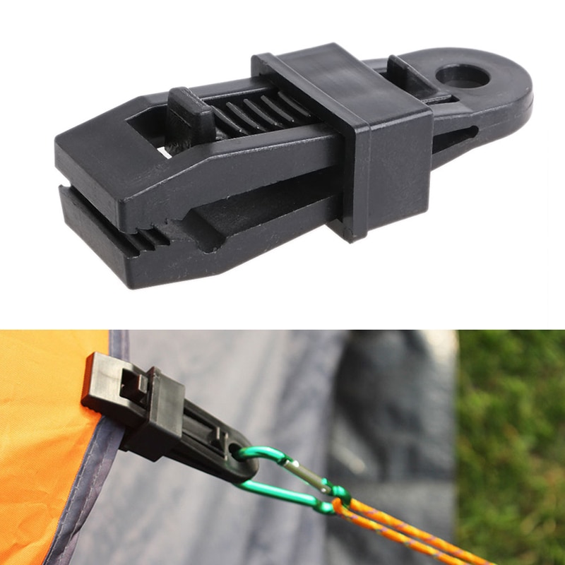 Tents Wind Rope Clamp Awnings Outdoor Camping Plastic Clip Tents Accessories