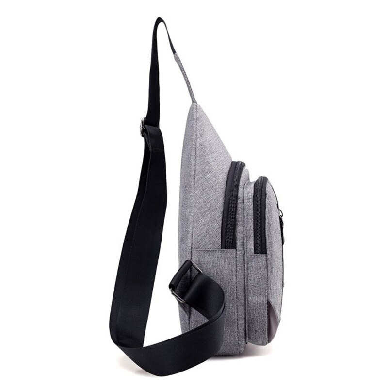 Mochilas männer Einzigen Gurt Leinwand Rucksack männlichen lässig schulter dreieck Rucksack kreuz-körper brust tasche freies hologramme